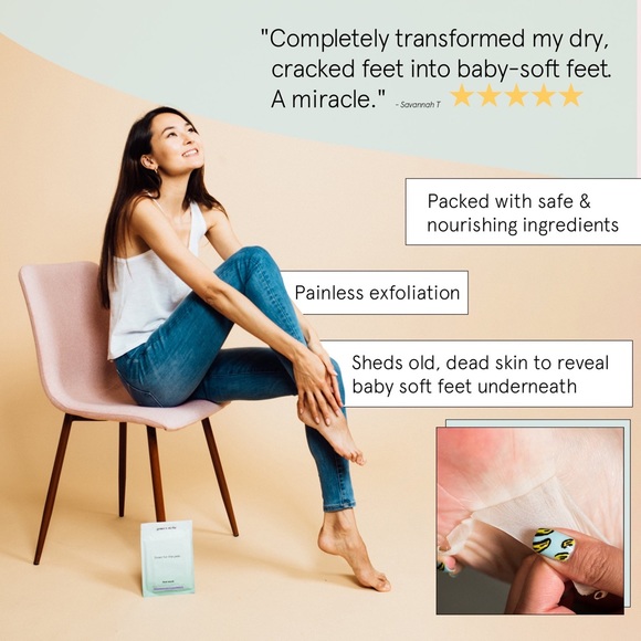 💄 SALE💄 NEW Grace & Stella Dr. Pedicure Foot Peel Mask, 1 - Picture 4 of 12